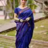 KPR 159 Royal Blue Soft Lichi Silk Cloth Saree Perfect for Wedding, Party, Family Gatherings, Sangeet, – . Festive Deal ₹1349. Delivery 4-6 Working Days | Designer Sarees, Modern Digital sarees, Sarees, Bollywood Sarees, Creative Sarees, Embroidered Sarees, Ethnic Saree, Party Wear Sarees