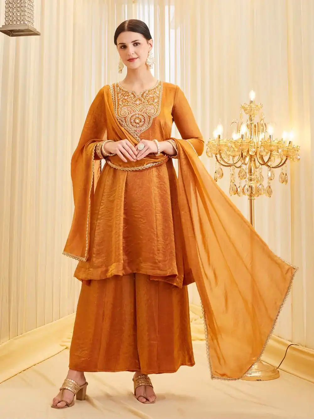 KF 1727 Rust Fandy Silk Salwar Suit Perfect for Wedding, Party, Family Gatherings, Onam, Engagement – . Affordable Price ₹1849. Delivery 4-6 Working Da | Jump Suits, Salwar suit, Casual Suits, Creative suits, Designer Suits, Palazzo Suits, Party Wear Suits, Patiala Suits, Straight Suits