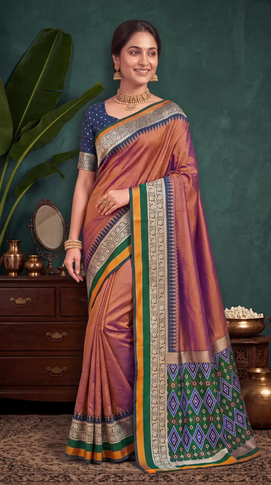 MB 261 Rust | Purple Soft Crafted Saree with Moti Work & Zari Work. Now at just ₹1999. Delivery 4-6 Working Days. Shop now. | Designer Sarees, Modern Digital sarees, Sarees, Bollywood Sarees, Creative Sarees, Embroidered Sarees, Ethnic Saree, Party Wear Sarees