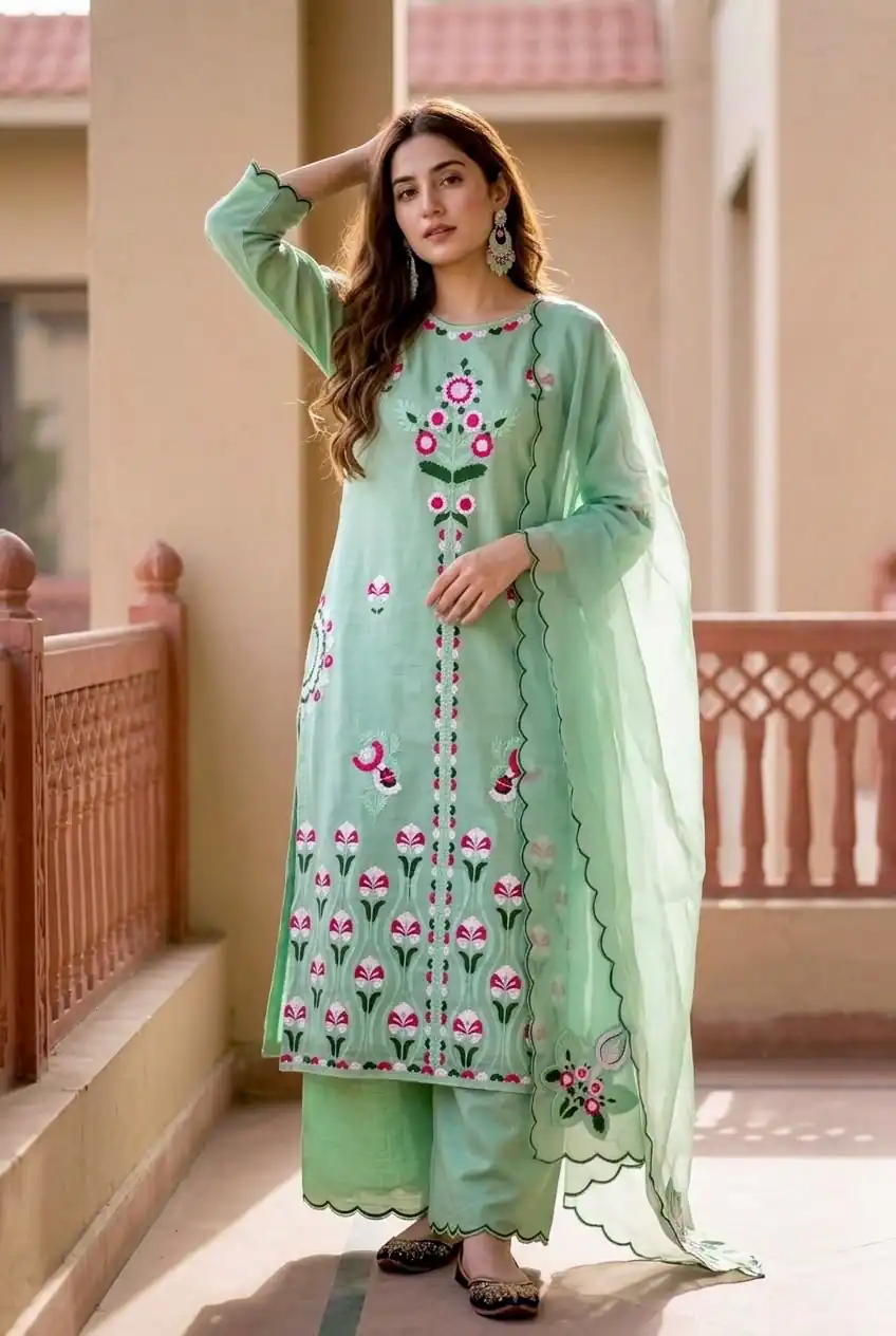 KF 1730 Sea Green Vertical Salwar Suit with Cut Work & Embroidery Work. Get it for ₹2099. Delivery 4-6 Working Days. Shop now. | Jump Suits, Salwar suit, Casual Suits, Creative suits, Designer Suits, Palazzo Suits, Party Wear Suits, Patiala Suits, Straight Suits