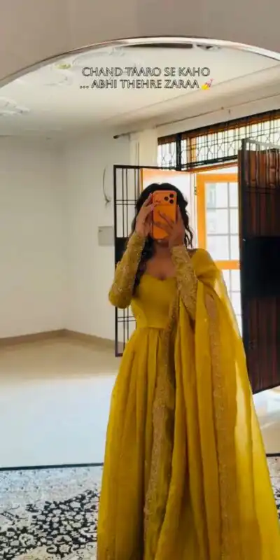 ZF 6012 Yellow in Gold Crush Zari Work & Embroidery Work Gown . Affordable Price ₹2149. Delivery 4-6 Working Days. Shop now. | Gowns, Bollywood Gowns, Creative Gowns, Designer Gowns, Embroidered Gowns, Party Wear Gowns