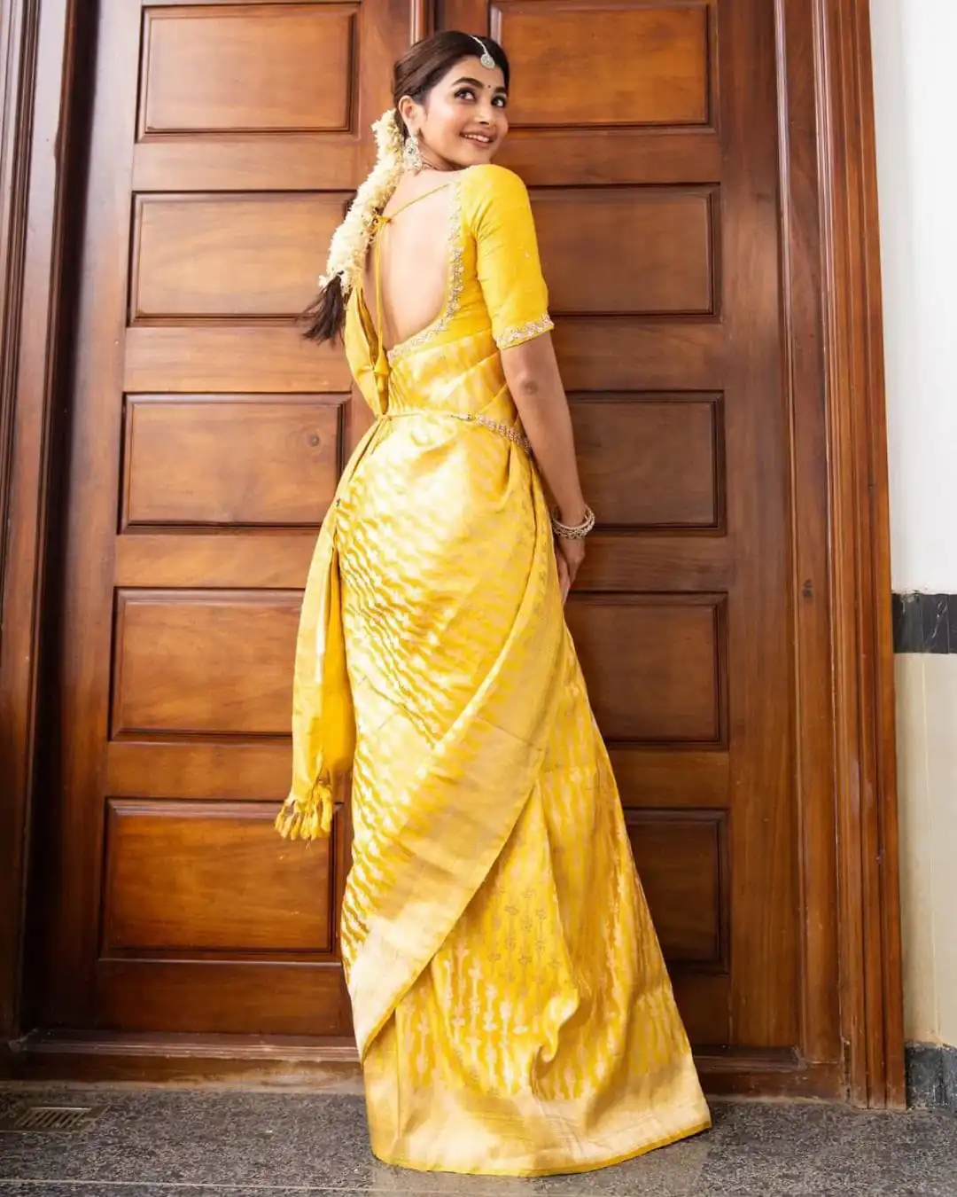 KPR 248 Yellow Soft Lichi Silk Saree with Lace Work & Lace Border. Introductory Price ₹1349. Delivery 4-6 Working Days. Shop now. | Designer Sarees, Modern Digital sarees, Sarees, Bollywood Sarees, Creative Sarees, Embroidered Sarees, Ethnic Saree, Party Wear Sarees