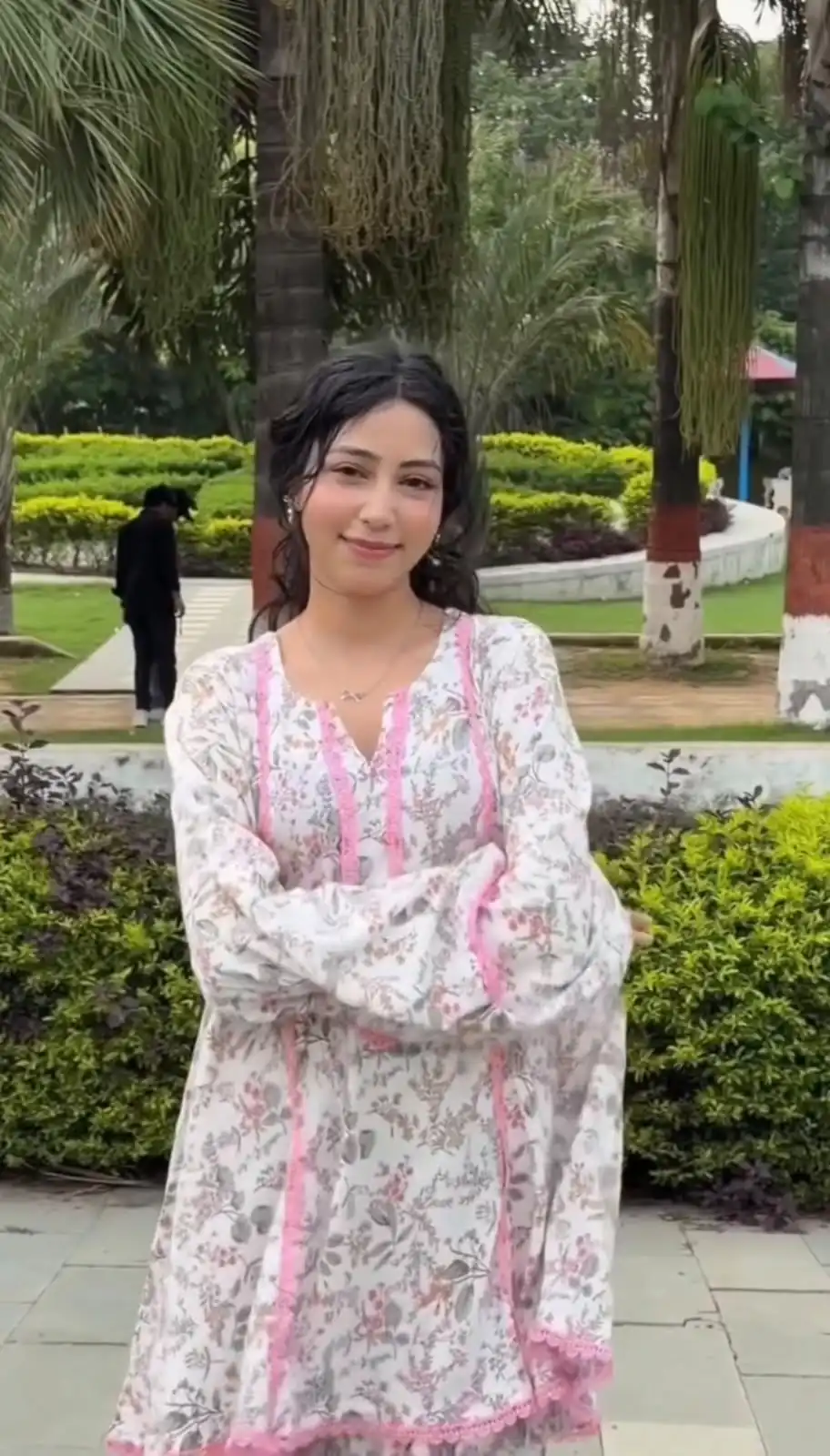 SRK 3180 Pink Natural Crep Lace Work & Digital Print Salwar Suit . Exclusive Offer ₹1949. Delivery 4-6 Working Days. Shop now. | Jump Suits, Salwar suit, Casual Suits, Creative suits, Designer Suits, Palazzo Suits, Party Wear Suits, Patiala Suits, Straight Suits