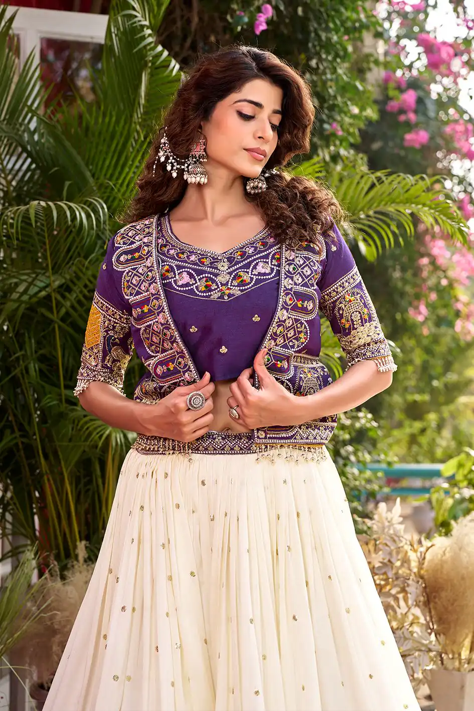 Ram 172 Purple in Color Vichitra Silk Embroidery Work Lehenga Choli . Now at just ₹2649. Delivery 4-6 Working Days. Shop now. | Lehenga, Bollywood Lehenga, Creative Lehenga, Designer Lehenga, Embroidered Lehenga, Party Wear Lehenga