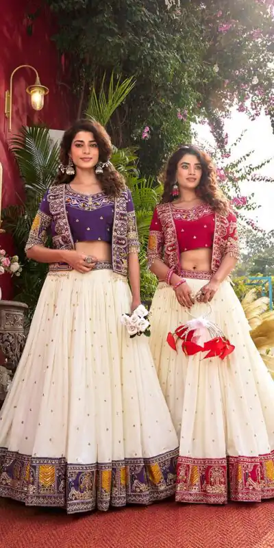 Ram 172 Purple in Color Vichitra Silk Embroidery Work Lehenga Choli . Now at just ₹2649. Delivery 4-6 Working Days. Shop now. | Lehenga, Bollywood Lehenga, Creative Lehenga, Designer Lehenga, Embroidered Lehenga, Party Wear Lehenga
