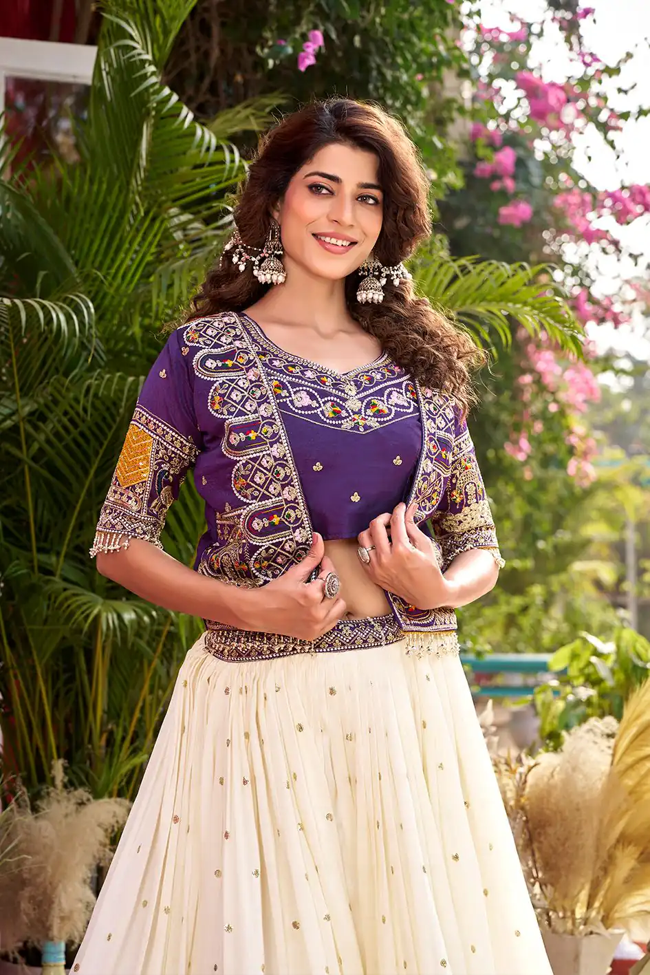 Ram 172 Purple in Color Vichitra Silk Embroidery Work Lehenga Choli . Now at just ₹2649. Delivery 4-6 Working Days. Shop now. | Lehenga, Bollywood Lehenga, Creative Lehenga, Designer Lehenga, Embroidered Lehenga, Party Wear Lehenga