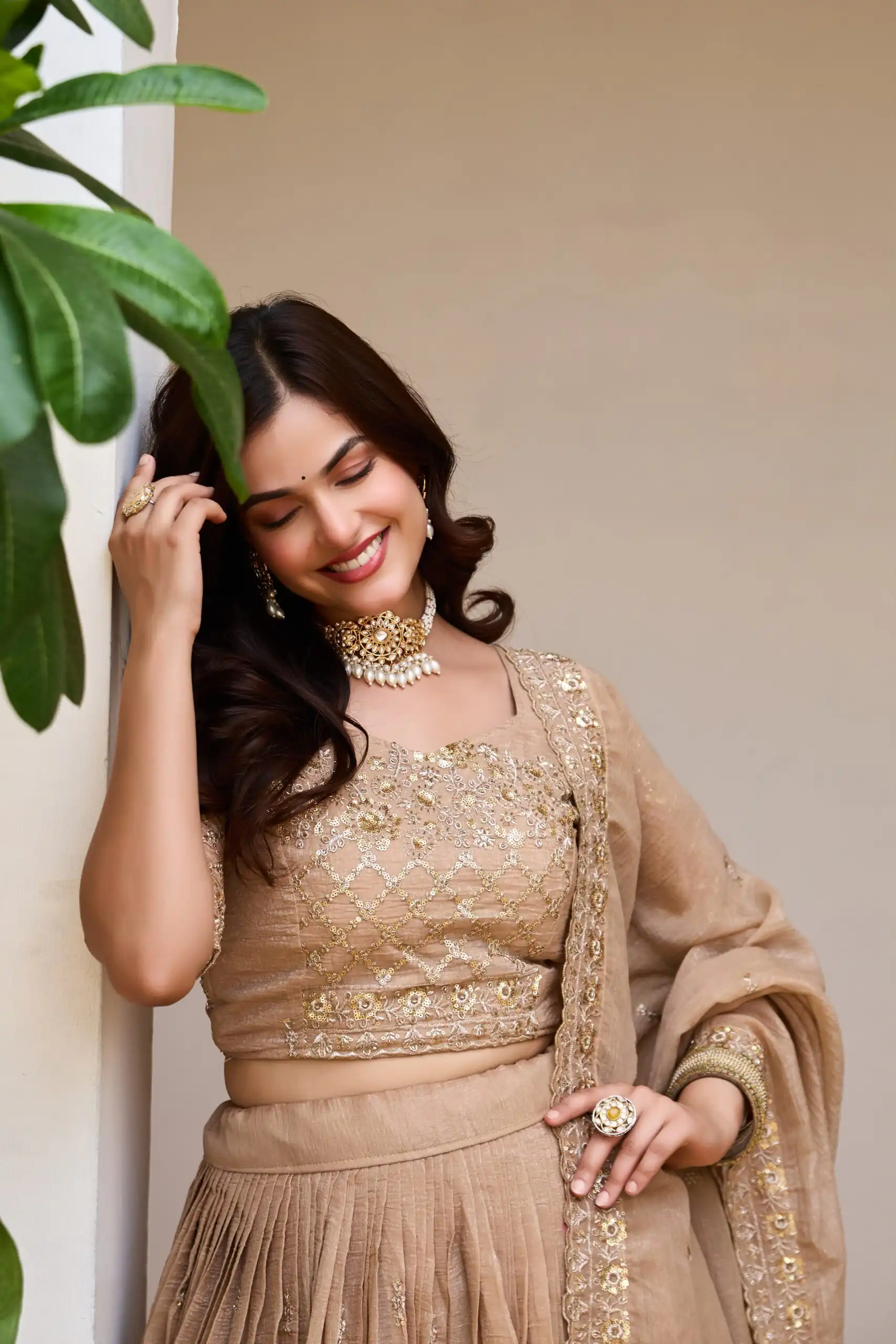 Ram 180 Chiku Pure Crunchy Lehenga Choli Perfect for Wedding, Party, Baisakhi, Pongal, Sangeet – . Now at just ₹2549. Delivery 4-6 Working Days. Shop | Lehenga, Bollywood Lehenga, Creative Lehenga, Designer Lehenga, Embroidered Lehenga, Party Wear Lehenga