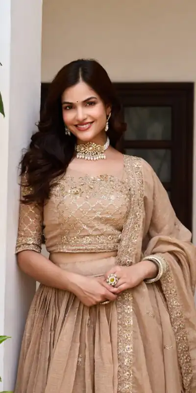 Ram 180 Chiku Pure Crunchy Lehenga Choli Perfect for Wedding, Party, Baisakhi, Pongal, Sangeet – . Now at just ₹2549. Delivery 4-6 Working Days. Shop | Lehenga, Bollywood Lehenga, Creative Lehenga, Designer Lehenga, Embroidered Lehenga, Party Wear Lehenga