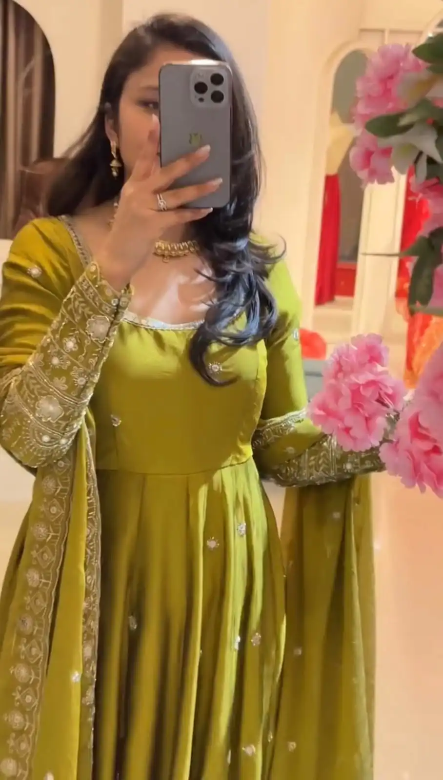 SSR 544 Lime Yellow in Crunchy Silk Embroidery Work & Lace Work Gown . Special Price ₹2399. Delivery 4-6 Working Days. Shop now. | Gowns, Bollywood Gowns, Creative Gowns, Designer Gowns, Embroidered Gowns, Party Wear Gowns