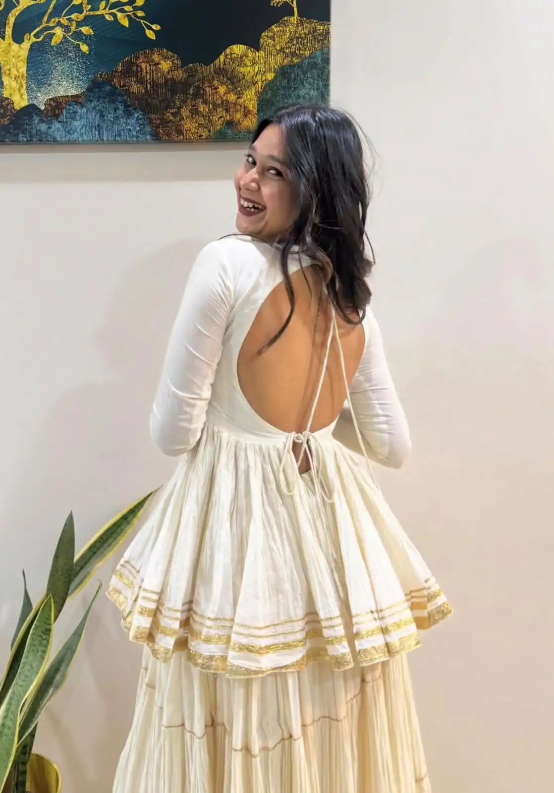 PC 586 White Color Pure Cotton Lehenga Choli with Cowrie Work. Festive Deal ₹2549. Delivery 4-6 Working Days. Online Shop now. | Lehenga, Bollywood Lehenga, Creative Lehenga, Designer Lehenga, Embroidered Lehenga, Party Wear Lehenga