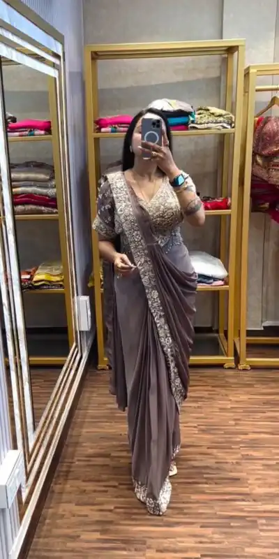 PST 1177 Dusty Rose Chinon Saree erfect for Wedding, Party, Baisakhi, Bridal Wear, Onam – . Special Price ₹2099. Delivery 4-6 Working Days. Shop now. | Designer Sarees, Modern Digital sarees, Sarees, Bollywood Sarees, Creative Sarees, Embroidered Sarees, Ethnic Saree, Party Wear Sarees