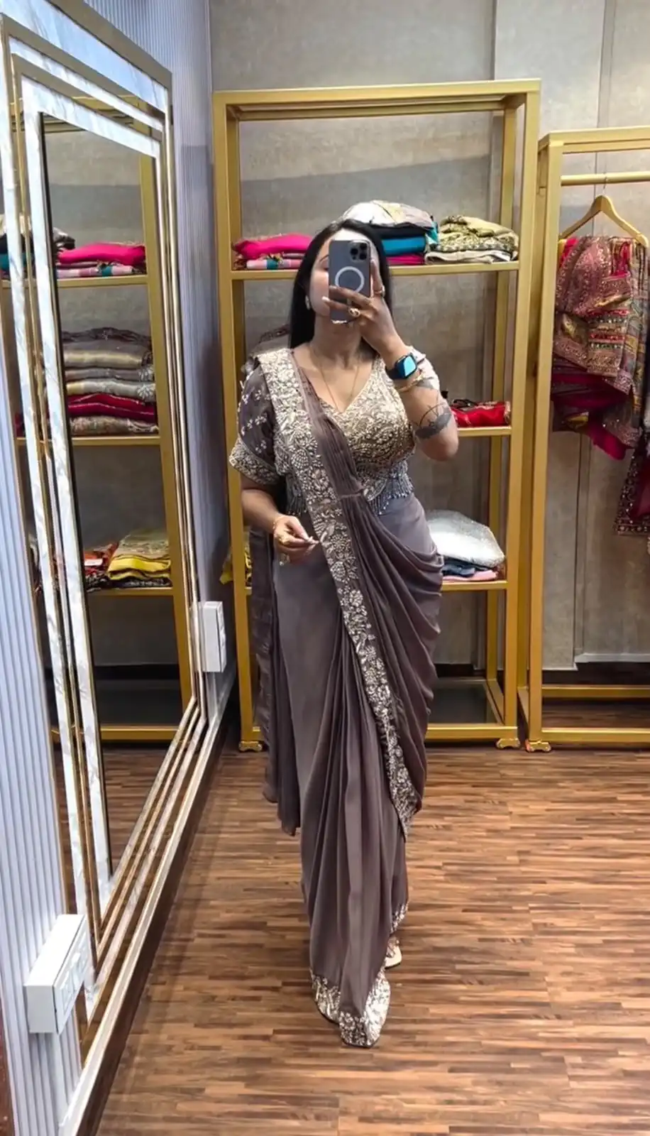 PST 1177 Dusty Rose Chinon Saree erfect for Wedding, Party, Baisakhi, Bridal Wear, Onam – . Special Price ₹2099. Delivery 4-6 Working Days. Shop now. | Designer Sarees, Modern Digital sarees, Sarees, Bollywood Sarees, Creative Sarees, Embroidered Sarees, Ethnic Saree, Party Wear Sarees