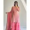 ZD 10010 Pink in Pink Fox Georgette. Sequins Work & Embroidery Work Salwar Suit Special Price ₹2399. Delivery 4-6 Working Days. Shop now. | Jump Suits, Salwar suit, Casual Suits, Creative suits, Designer Suits, Palazzo Suits, Party Wear Suits, Patiala Suits, Straight Suits