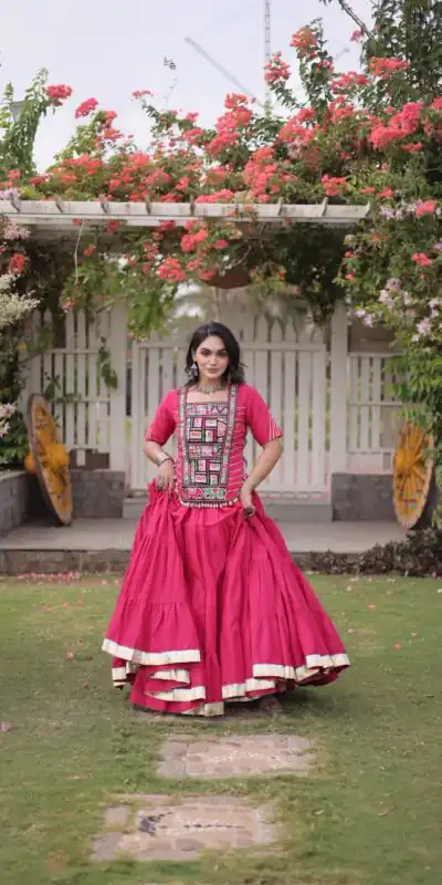 PKA 5078 Pink Kora Cotton Lehenga Choli erfect for Wedding, Party, Haldi, Traditional Day, Makar Sankranti – . Special Price ₹2649. Delivery 4-6 Working | Lehenga, Bollywood Lehenga, Creative Lehenga, Designer Lehenga, Embroidered Lehenga, Party Wear Lehenga