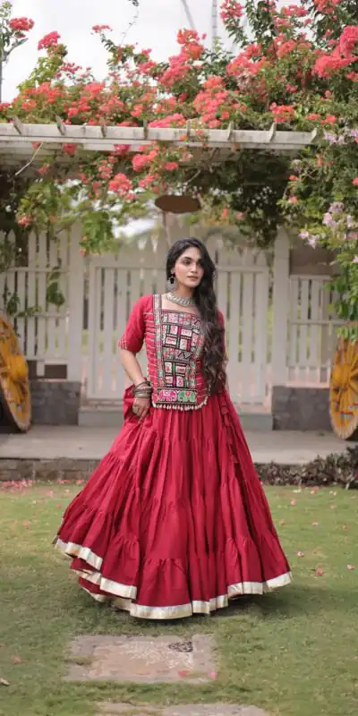 PKA 5078 Red Kora Cotton Lehenga Choli erfect for Wedding, Party, Haldi, Traditional Day, Makar Sankranti – . Special Price ₹2649. Delivery 4-6 Working | Lehenga, Bollywood Lehenga, Creative Lehenga, Designer Lehenga, Embroidered Lehenga, Party Wear Lehenga