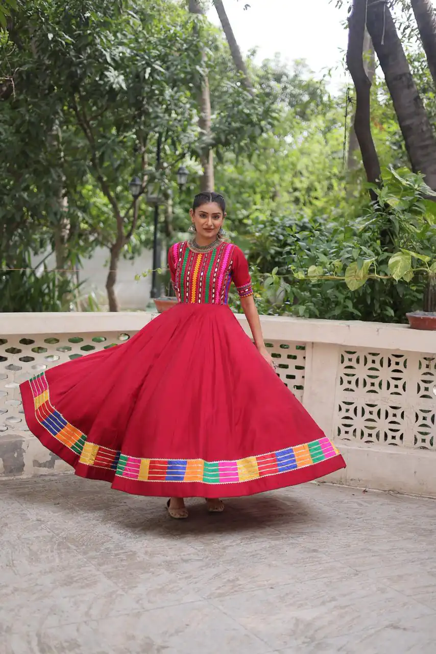 KA 1202 Red Roman Gown with Mirror Work. Wedding, Party, Festive, Events Get it for ₹2049. Delivery 4-6 Working Days. Shop now. | Gowns, Bollywood Gowns, Creative Gowns, Designer Gowns, Embroidered Gowns, Party Wear Gowns