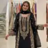 SR 1716 Black Colour Faux Georgette Salwar Suit with Lace Work. Introductory Price ₹2449. Delivery 4-6 Working Days. Shop now. | Jump Suits, Salwar suit, Casual Suits, Creative suits, Designer Suits, Palazzo Suits, Party Wear Suits, Patiala Suits, Straight Suits