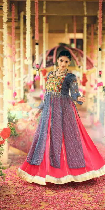 RR 28 Blue in Plain Rayon Embroidery Work & Cowrie Work Lehenga Choli . Grab it for ₹2149. Delivery 4-6 Working Days. Shop now. | Lehenga, Bollywood Lehenga, Creative Lehenga, Designer Lehenga, Embroidered Lehenga, Party Wear Lehenga