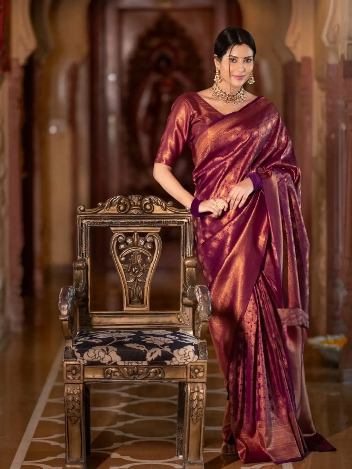 KPR 237 Maroon Soft Lichi Silk Cloth Saree Perfect for Wedding, Party, Family Gatherings, Sangeet, Ethnic Day – . Festive Deal ₹1299. Delivery 4-6 Workin | Designer Sarees, Modern Digital sarees, Sarees, Bollywood Sarees, Creative Sarees, Embroidered Sarees, Ethnic Saree, Party Wear Sarees