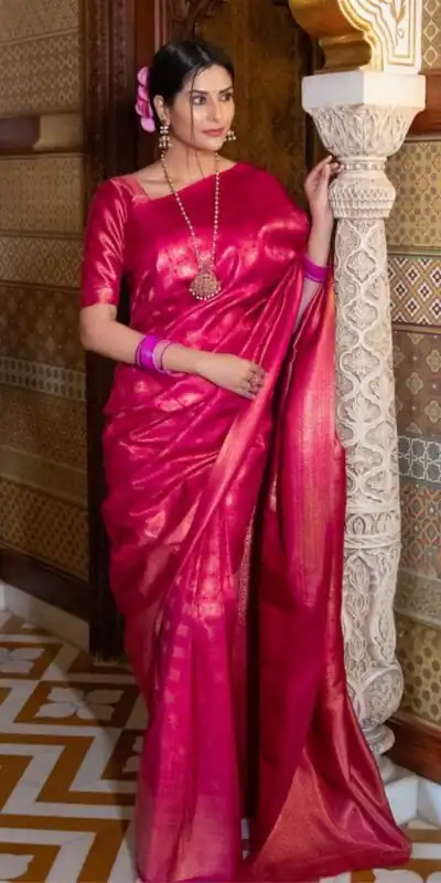 KPR 237 Pink Soft Lichi Silk Cloth Saree Perfect for Wedding, Party, Family Gatherings, Sangeet, Ethnic Day – . Festive Deal ₹1299. Delivery 4-6 Workin | Designer Sarees, Modern Digital sarees, Sarees, Bollywood Sarees, Creative Sarees, Embroidered Sarees, Ethnic Saree, Party Wear Sarees