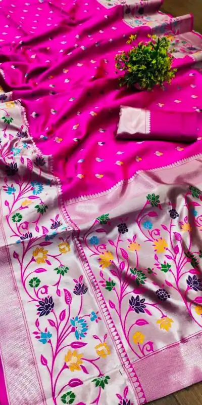 KPR 295 Pink Soft Lichi Silk Cloth Saree Perfect for Wedding, Party, Family Gatherings, Sangeet, Ethnic Day – . Festive Deal ₹1449. Delivery 4-6 Workin | Designer Sarees, Modern Digital sarees, Sarees, Bollywood Sarees, Creative Sarees, Embroidered Sarees, Ethnic Saree, Party Wear Sarees