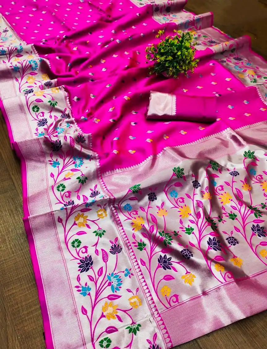 KPR 295 Pink Soft Lichi Silk Cloth Saree Perfect for Wedding, Party, Family Gatherings, Sangeet, Ethnic Day – . Festive Deal ₹1449. Delivery 4-6 Workin | Designer Sarees, Modern Digital sarees, Sarees, Bollywood Sarees, Creative Sarees, Embroidered Sarees, Ethnic Saree, Party Wear Sarees