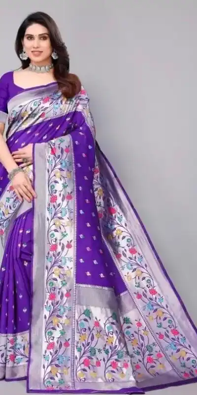 KPR 295 Purple Soft Lichi Silk Cloth Saree Perfect for Wedding, Party, Family Gatherings, Sangeet, Ethnic Day – . Festive Deal ₹1449. Delivery 4-6 Working | Designer Sarees, Modern Digital sarees, Sarees, Bollywood Sarees, Creative Sarees, Embroidered Sarees, Ethnic Saree, Party Wear Sarees