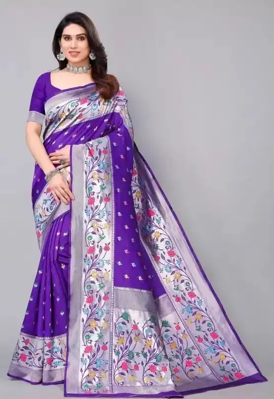 KPR 295 Purple Soft Lichi Silk Cloth Saree Perfect for Wedding, Party, Family Gatherings, Sangeet, Ethnic Day – . Festive Deal ₹1449. Delivery 4-6 Working | Designer Sarees, Modern Digital sarees, Sarees, Bollywood Sarees, Creative Sarees, Embroidered Sarees, Ethnic Saree, Party Wear Sarees
