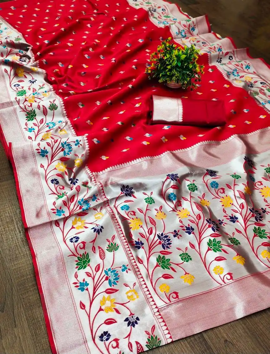 KPR 295 Red Soft Lichi Silk Cloth Saree Perfect for Wedding, Party, Family Gatherings, Sangeet, Ethnic Day – . Festive Deal ₹1449. Delivery 4-6 Workin | Designer Sarees, Modern Digital sarees, Sarees, Bollywood Sarees, Creative Sarees, Embroidered Sarees, Ethnic Saree, Party Wear Sarees