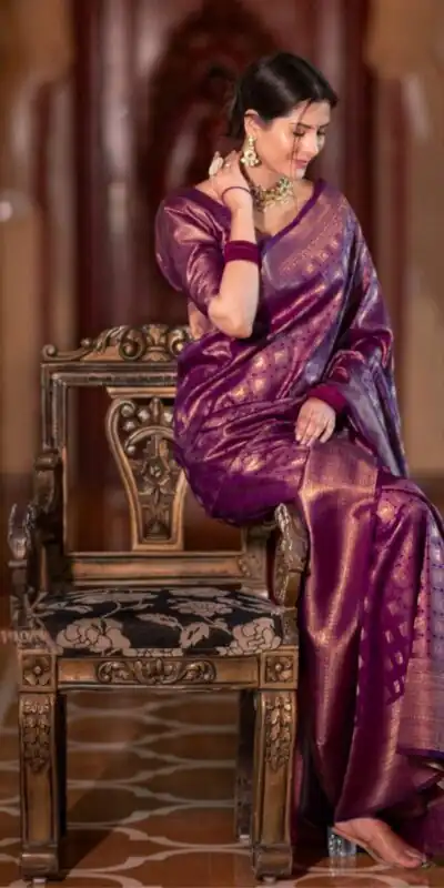 KPR 237 Wine Soft Lichi Silk Cloth Saree Perfect for Wedding, Party, Family Gatherings, Sangeet, Ethnic Day – . Festive Deal ₹1299. Delivery 4-6 Workin | Designer Sarees, Modern Digital sarees, Sarees, Bollywood Sarees, Creative Sarees, Embroidered Sarees, Ethnic Saree, Party Wear Sarees
