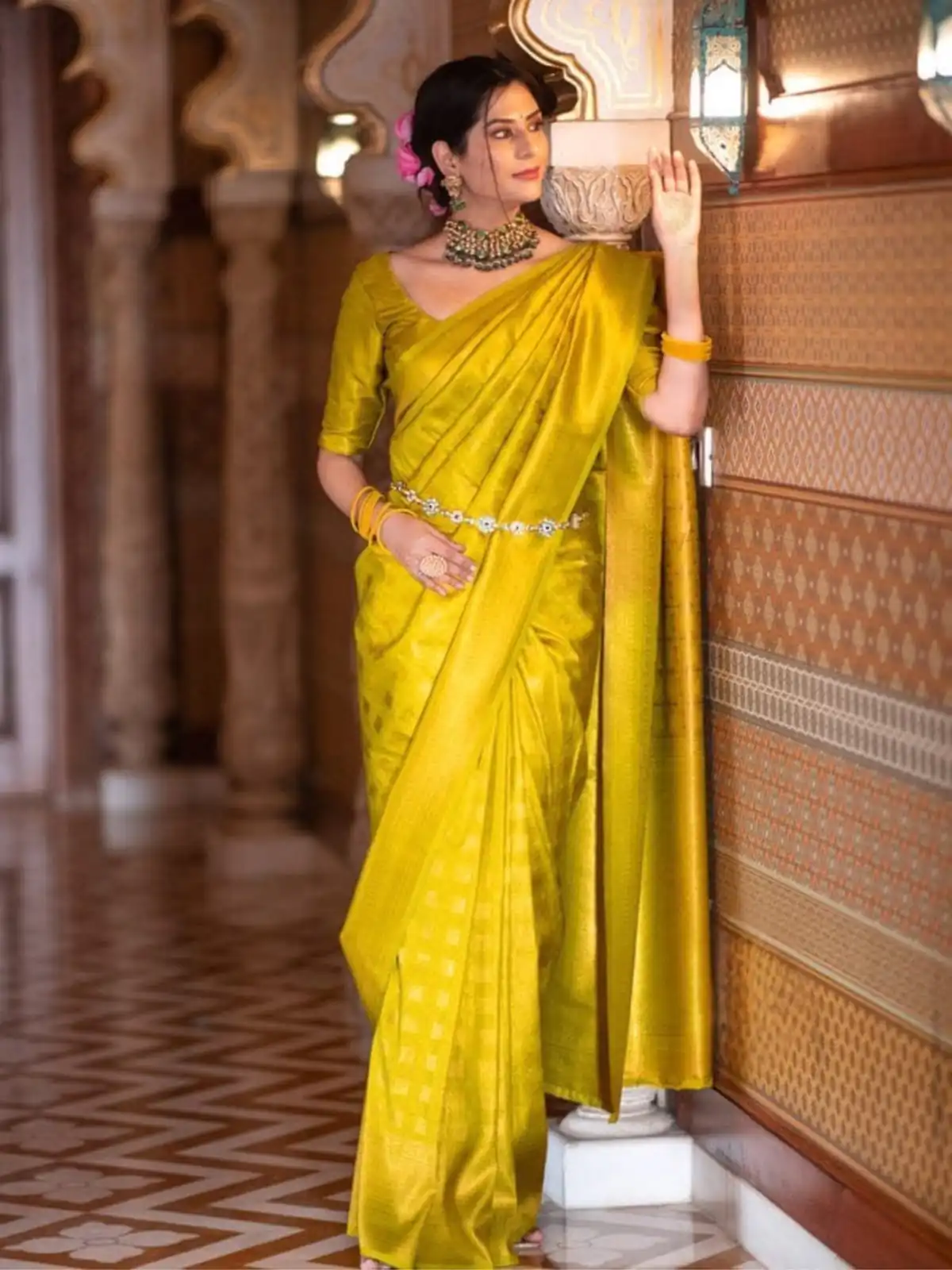 KPR 237 Yellow Soft Lichi Silk Cloth Saree Perfect for Wedding, Party, Family Gatherings, Sangeet, Ethnic Day – . Festive Deal ₹1299. Delivery 4-6 Workin | Designer Sarees, Modern Digital sarees, Sarees, Bollywood Sarees, Creative Sarees, Embroidered Sarees, Ethnic Saree, Party Wear Sarees