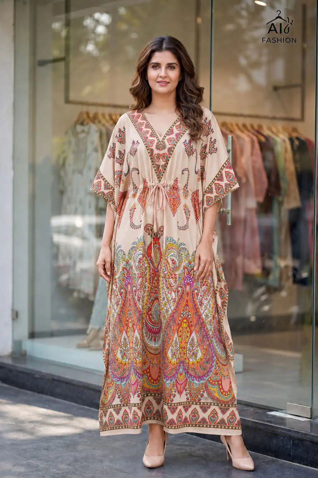 INLI Kaftan vol 7.0 Trendy Cream French Crape Prints Kaftan Kurti . Get it for ₹1399. Delivery 4-6 Working Days. Shop now. | Kurti, Bollywood Kurti, Creative Kurtis, Designer Kurti, Party Wear Kurti, Selfie Kurti
