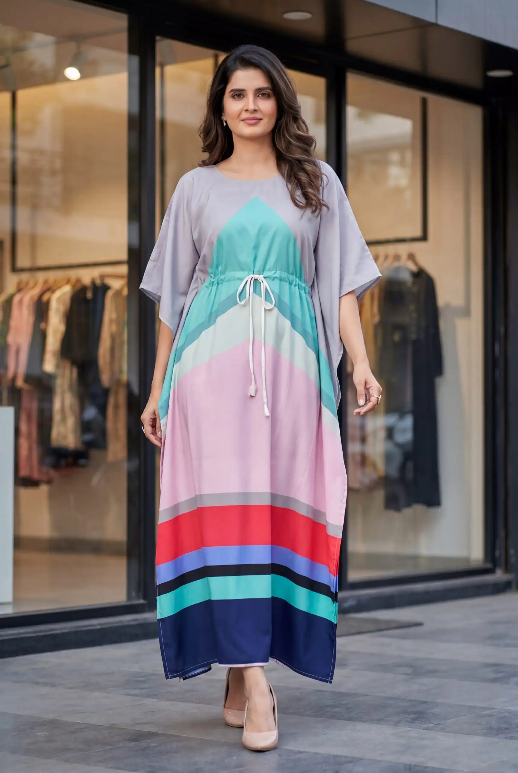 INLI Kaftan vol 7.0 Trendy Grey French Crape Prints Kaftan Kurti . Get it for ₹1399. Delivery 4-6 Working Days. Shop now. | Kurti, Bollywood Kurti, Creative Kurtis, Designer Kurti, Party Wear Kurti, Selfie Kurti
