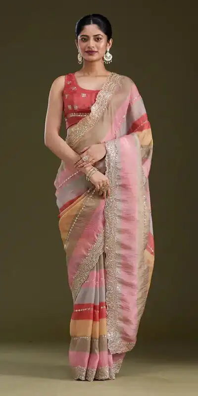 NC 5564 Multi Color Goldy Silk Saree with Zari Work & Embroidery Work. Best Price ₹2149. Delivery 4-6 Working Days. Shop now. | Designer Sarees, Modern Digital sarees, Sarees, Bollywood Sarees, Creative Sarees, Embroidered Sarees, Ethnic Saree, Party Wear Sarees