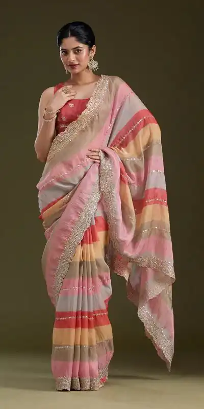 NC 5564 Multi Color Goldy Silk Saree with Zari Work & Embroidery Work. Best Price ₹2149. Delivery 4-6 Working Days. Shop now. | Designer Sarees, Modern Digital sarees, Sarees, Bollywood Sarees, Creative Sarees, Embroidered Sarees, Ethnic Saree, Party Wear Sarees