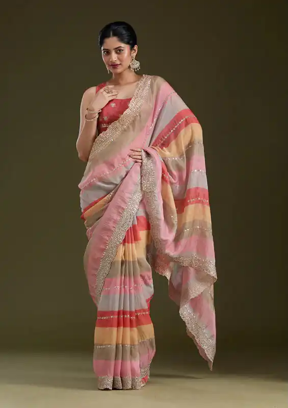 NC 5564 Multi Color Goldy Silk Saree with Zari Work & Embroidery Work. Best Price ₹2149. Delivery 4-6 Working Days. Shop now. | Designer Sarees, Modern Digital sarees, Sarees, Bollywood Sarees, Creative Sarees, Embroidered Sarees, Ethnic Saree, Party Wear Sarees