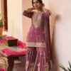 ZC 3 Idiots Onion Faux Georgette Salwar Suit with Lace Work & Embroidery Work. Introductory Price ₹2399. Delivery 4-6 Working Days. Shop now. | Jump Suits, Salwar suit, Casual Suits, Creative suits, Designer Suits, Palazzo Suits, Party Wear Suits, Patiala Suits, Straight Suits