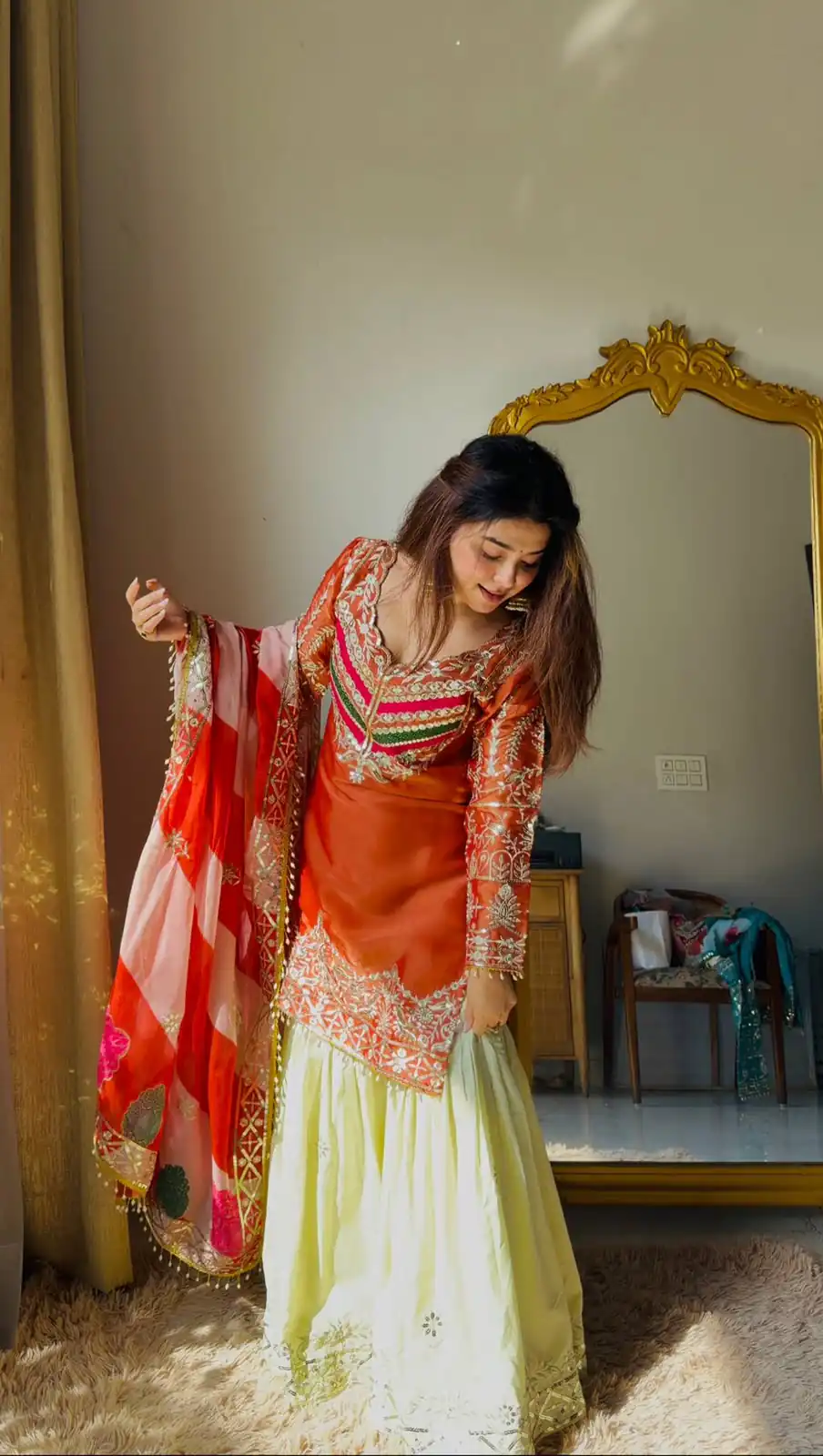 ZC NEHA Orange Mox Fendy Salwar Suit with Embroidery Work & Sequins Work. Get it for ₹2449. Delivery 4-6 Working Days. Shop now. | Jump Suits, Salwar suit, Casual Suits, Creative suits, Designer Suits, Palazzo Suits, Party Wear Suits, Patiala Suits, Straight Suits
