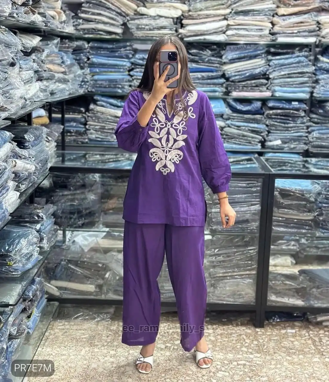 MF 1128 Purple | Color Tesla Cotton Kurti with Embroidery Work. Festive Deal ₹1449. Delivery 4-6 Working Days. Online Shop now. | Kurti, Bollywood Kurti, Creative Kurtis, Designer Kurti, Party Wear Kurti, Selfie Kurti