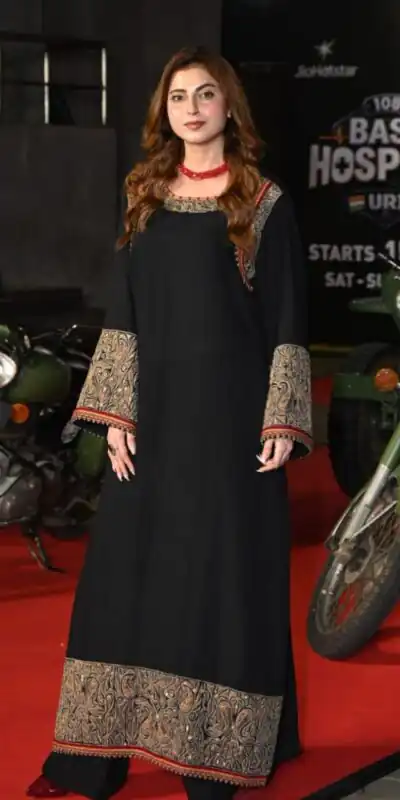 Fancy Black Slab Rayon With Embroidery Work Salwar Suit