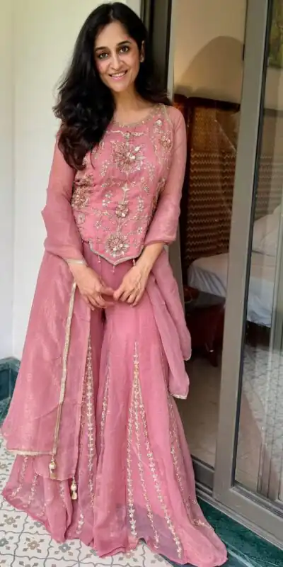 Perfect Pink Fendy Silk Embroidery Work Salwar Suit