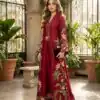 ST 249 Red Roman Silk Salwar Suit with Sequins Work & Embroidery Work. Available at ₹2099 only. Delivery 4-6 Working Days. Shop now. | Jump Suits, Salwar suit, Casual Suits, Creative suits, Designer Suits, Palazzo Suits, Party Wear Suits, Patiala Suits, Straight Suits