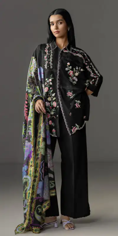 FC 1228 Black Cambric Cotton Salwar Suit with Digital Print & Embroidery Work. Festive Deal ₹2499. Delivery 4-6 Working Days. Shop now. | Jump Suits, Salwar suit, Casual Suits, Creative suits, Designer Suits, Palazzo Suits, Party Wear Suits, Patiala Suits, Straight Suits