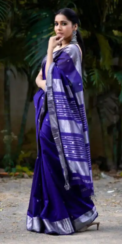 KP 5091 Royal Blue Soft Lichi Silk Saree with Lace Work & Lace Border. Introductory Price ₹1349. Delivery 4-6 Working Days. Shop now. | Designer Sarees, Modern Digital sarees, Sarees, Bollywood Sarees, Creative Sarees, Embroidered Sarees, Ethnic Saree, Party Wear Sarees