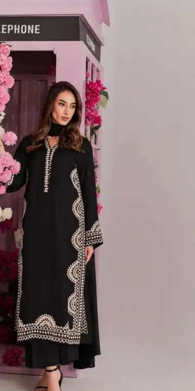 RTC 6060 Black in Biscuit Slab. Thread Embroidery & Embroidery Work Salwar Suit Special Price ₹2399. Delivery 4-6 Working Days. Shop now. | Jump Suits, Salwar suit, Casual Suits, Creative suits, Designer Suits, Palazzo Suits, Party Wear Suits, Patiala Suits, Straight Suits