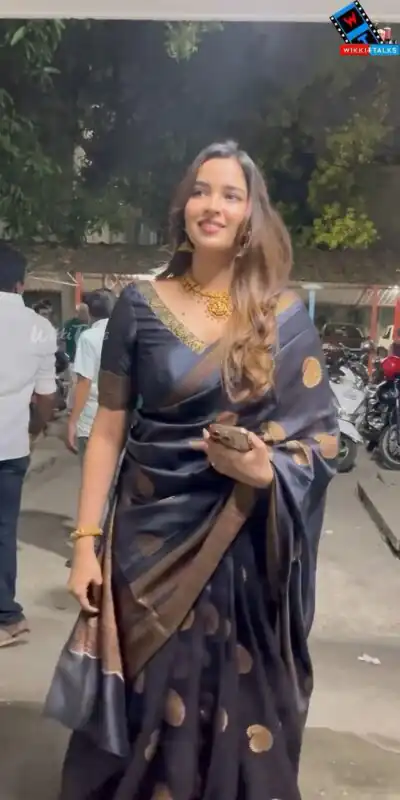 KP 6052 Black Soft Lichi Silk Saree with Lace Work & Lace Border. Introductory Price ₹1349. Delivery 4-6 Working Days. Shop now. | Designer Sarees, Modern Digital sarees, Sarees, Bollywood Sarees, Creative Sarees, Embroidered Sarees, Ethnic Saree, Party Wear Sarees