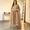 SSR 546 Chiku in Georgette Embroidery Work & Sequins Work Gown . Get it for ₹2149. Delivery 4-6 Working Days. Online Shop now. | Gowns, Bollywood Gowns, Creative Gowns, Designer Gowns, Embroidered Gowns, Party Wear Gowns