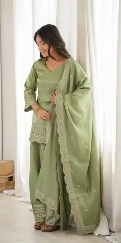 KB 304 Pista in Glass Roman Silk. Sequins Work & Embroidery Work Salwar Suit Festive Deal ₹1999. Delivery 4-6 Working Days. Shop now. | Jump Suits, Salwar suit, Casual Suits, Creative suits, Designer Suits, Palazzo Suits, Party Wear Suits, Patiala Suits, Straight Suits
