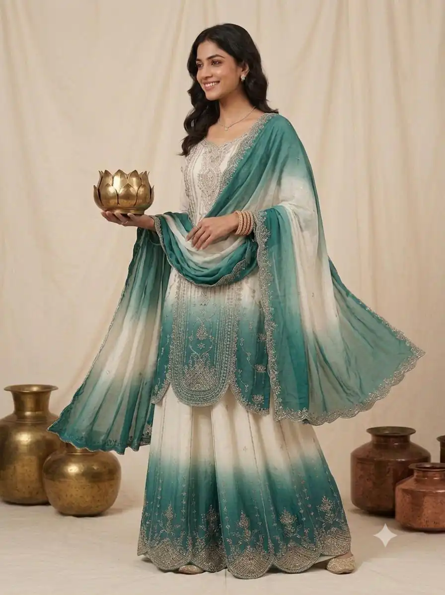 LG 2128 Firozi  in Star Georgette Embroidery Work Salwar Suit . Introductory Price ₹2399. Delivery 4-6 Working Days. Shop now. | Jump Suits, Salwar suit, Casual Suits, Creative suits, Designer Suits, Palazzo Suits, Party Wear Suits, Patiala Suits, Straight Suits