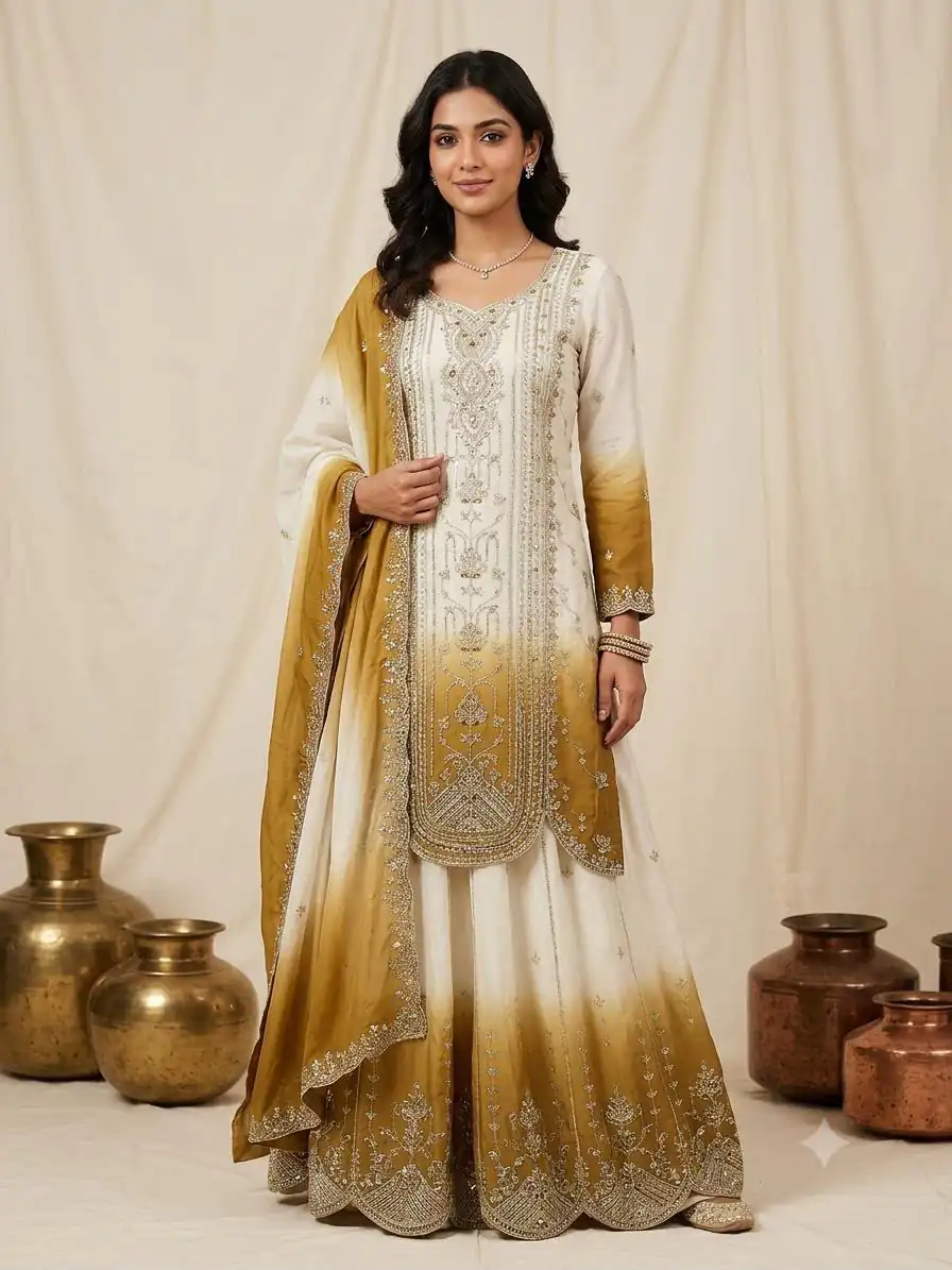 LG 2128 Mustered  in Star Georgette Embroidery Work Salwar Suit . Introductory Price ₹2399. Delivery 4-6 Working Days. Shop now. | Jump Suits, Salwar suit, Casual Suits, Creative suits, Designer Suits, Palazzo Suits, Party Wear Suits, Patiala Suits, Straight Suits